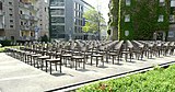 140 bronze chairs