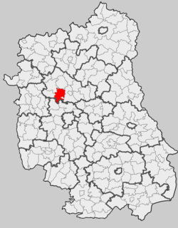 Location within the county and voivodeship