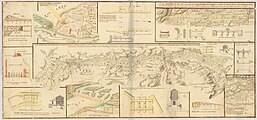 General Map showing the five Projects of the Imperial Canal of Aragon Gregorio Sevilla 1776