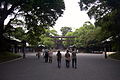 In front of Meiji shrine