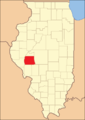 Morgan County between 1837 and 1839, when Scott County was split off