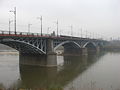 Poniatowski Bridge - from the river.