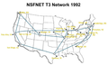 Image 16T3 NSFNET Backbone, c. 1992 (from History of the Internet)