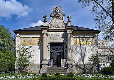 Palace of Art in Kraków by Franciszek Mączyński (1898–1901) – southern façade