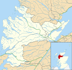 HMS Fieldfare is located in Ross and Cromarty