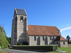 The church in Saint-Barthélemy