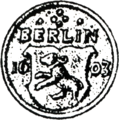 Signet ring of Berlin, 1603