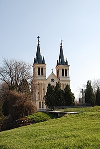 The Our Lady of Snow Ecumenic Church by Hermann Bollé in Petrovaradin, Novi Sad, 1881