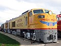 Image 10Union Pacific 18, a gas turbine-electric locomotive preserved at the Illinois Railway Museum (from Locomotive)