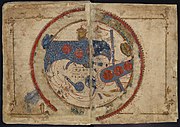 Istakhri's world map (South at top, copy dated to 1193) Leiden University Libraries