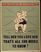 Tell her you love her. That's all she needs to know!