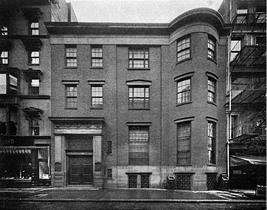 Former house of Thomas Handasyd Perkins, Temple Place, Boston, occupied by Provident Savings beginning in 1856