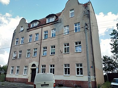 View of the northern facade from the street