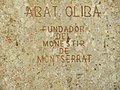 Abbot Oliba founder of Santa Maria de Montserrat Abbey