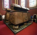 Imperial sarcophagi of the Solomonic Dynasty Emperor Haile Selassie I and his wife at the Holy Trinity Cathedral