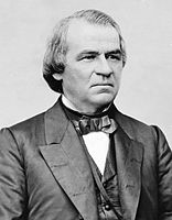 1864 National Union Party vice presidential nominee, Andrew Johnson