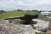 A 6" RBL, and two 9.2" RBLs, at St. David's Battery, in Bermuda, in 2011