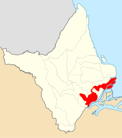 Location of Macapá in the State of Amapá