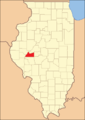 In 1845, the county's border was adjusted southward, enlarging it to its current size.