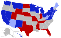 Class 1 US Senators by State & Party
