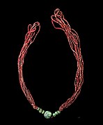 Kanak necklace, in flying fox hair cords