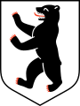 Landessymbol Berlins mit Berliner Bär[3]