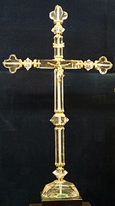 The Stuart Cross, made of crystal