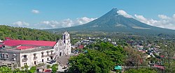 Daraga Church with Mayon Volcano in the background