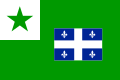 Flag of the Esperanto speakers in Quebec