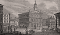 1839 engraving of Faneuil Hall