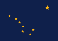 Polaris and the Big Dipper on the flag of Alaska