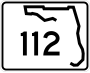 State Road 112 marker