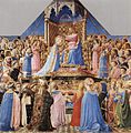 Fra Angelico, Louvre with a larger court setting, 1430-1431