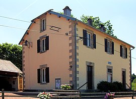The town hall in La Rosière