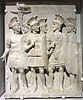 The Praetorians Relief, made from grey veined marble, c. 51–52 AD
