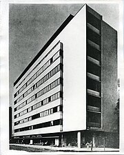 Malaxa-Burileanu Building, Bucharest, 1935–1937, by Horia Creangă[112]