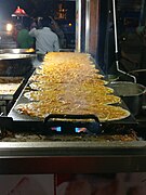 Masala dosa at a street food center in Bengaluru