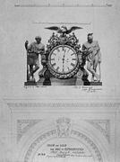 Monumental Clock, House of Representatives Chamber, U. S. Capitol, Bembe & Kimbel (1857).