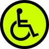 Persons with disabilities crossing