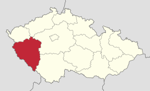 Lage von Plzeňský kraj in Tschechien (anklickbare Karte)