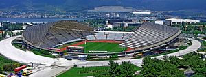 Das Stadion Poljud in Split