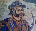 Portrait of Bhimsen's godson and nephew later Prime Minister Mathabar Singh Thapa in style of his uncle Bhimsen