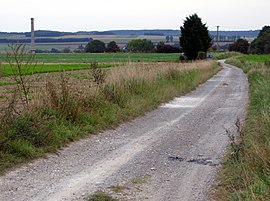 Route of the old Roman road