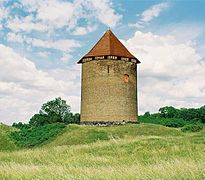 Versuch einer Rekonstruktion des Turms mit dem Aussehen vor 500 Jahren