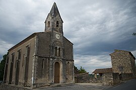 The Protestant church of Castelnau-Valence