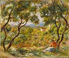 The Vineyards at Cagnes by Pierre-Auguste Renoir, 1908. Brooklyn Museum