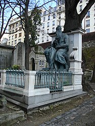 Tomb of Daniel Iffla at Montmartre Cemetery, Paris.