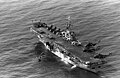 USS Inchon off Haiphong in 1973.