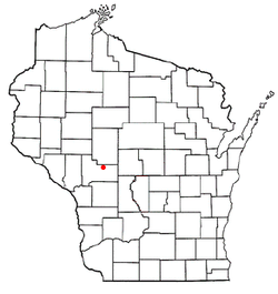 Location of Komensky, Wisconsin