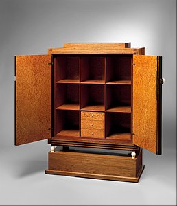 "Duval" cabinet by Émile-Jacques Ruhlmann (designed 1924, probably made 1926), Metropolitan Museum